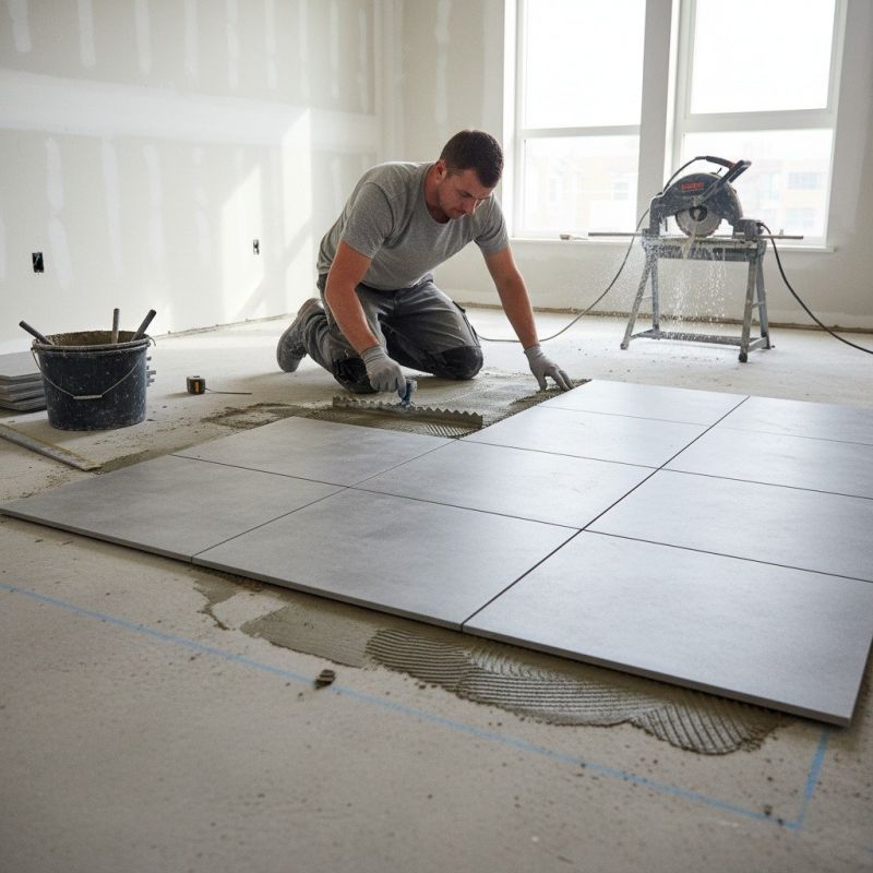 Basement Floor Installation